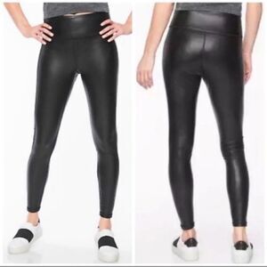 Athleta All Over Gleam Faux Leather Leggings M